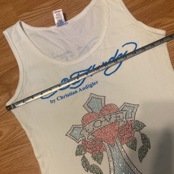Ed Hardy tank top *STAINED* - Picture 6 of 8